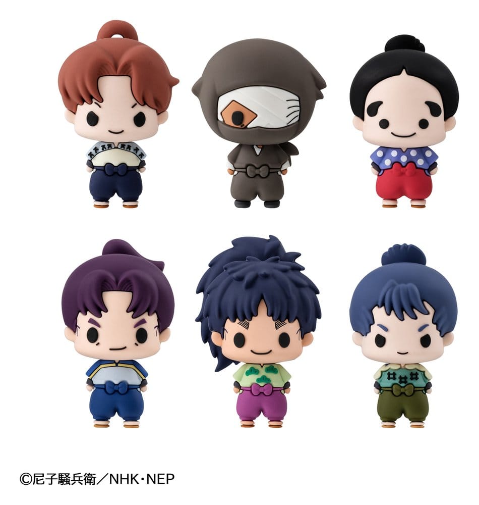 Nintama Rantaro Chokorin Mascot Series Sammelfiguren Vol. 1 6 cm Blind Box Sortiment (6)