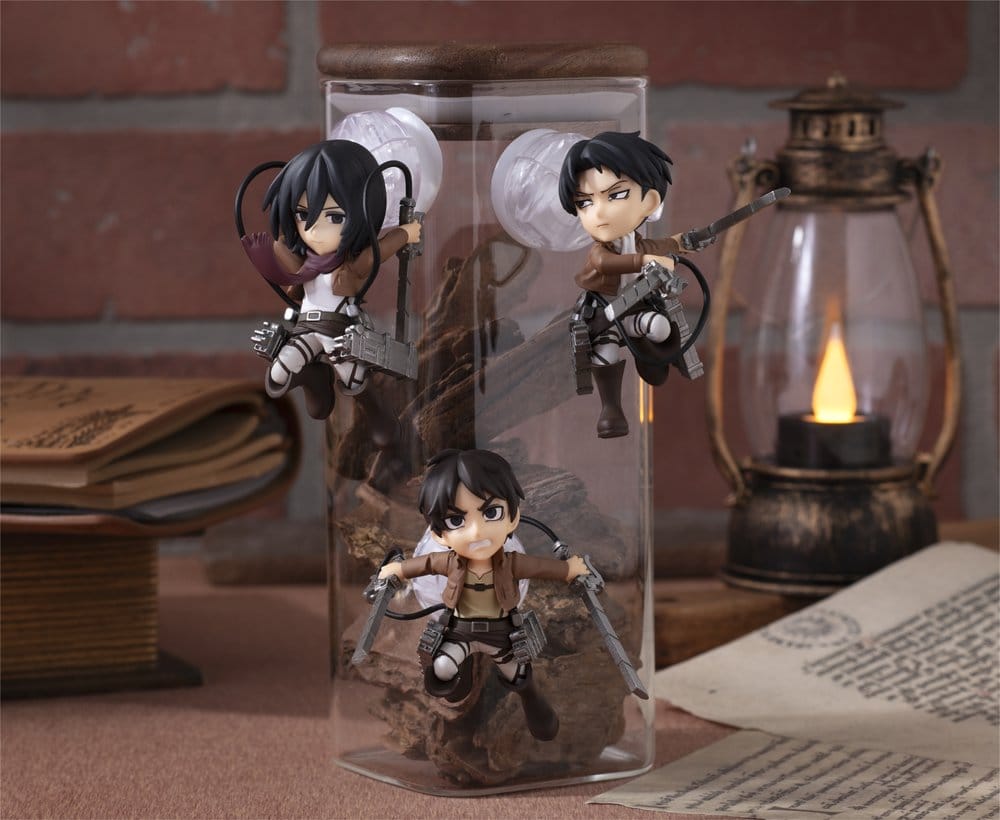 Attack on Titan Tobimas Minifiguren Blind Box Sortiment (6)