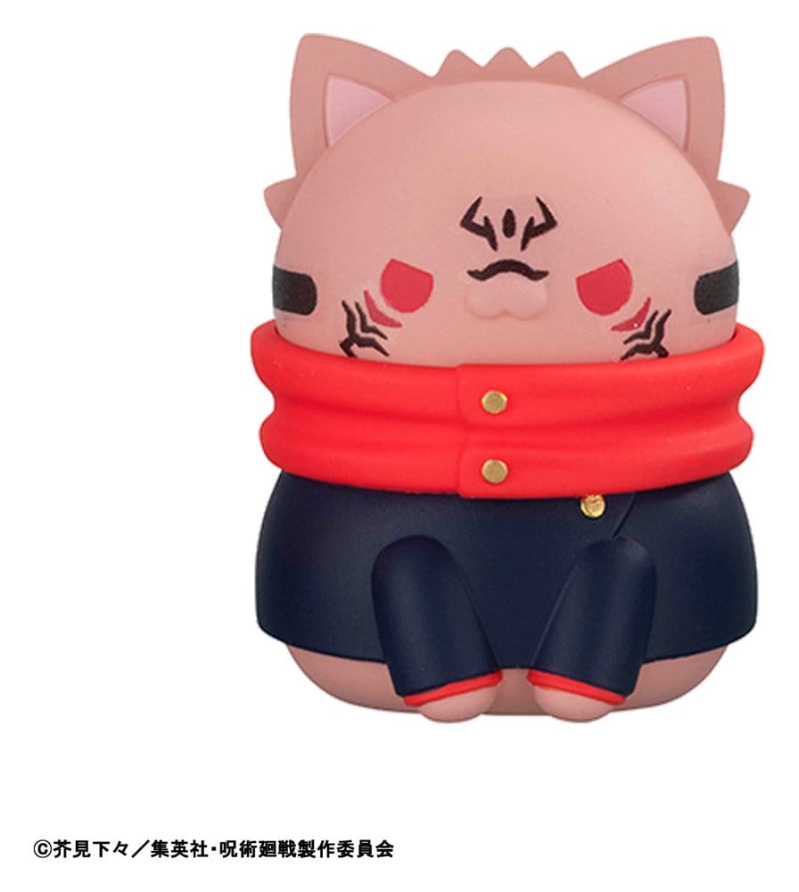 Jujutsu Kaisen Mega Cat Project Minifiguren Jujutsu Cats Shibuya Incident Ver. 3 cm Blind Box Sortiment (8) (Repeat)