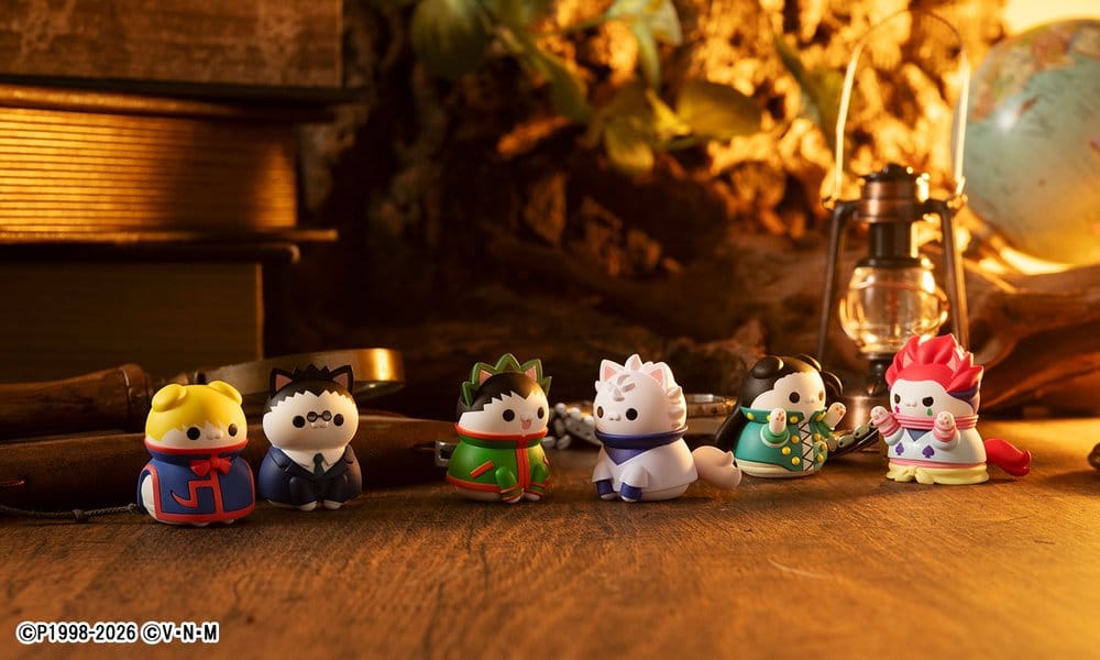 Hunter x Hunter Mega Cat Project Minifiguren Nyanter x Nyanter Hunter x Cat 3 cm Blind Box Sortiment (8)