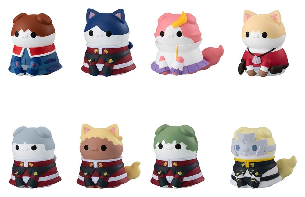 Mobile Suit Gundam SEED Mega Cat Project Minifiguren Nyandam SEED Cats in Disguise Blind Box Display (8)