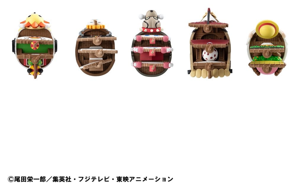 One Piece YuraColle Series Minifiguren Grand Line Collection Set Vol.3 6 cm