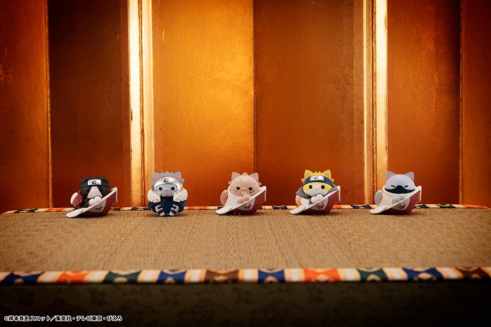 Naruto Shippuden Mega Cat Project Nyaruto! Minifiguren The bond between master and disciple ver. Blind Box Sortiment (8) (Repeat)