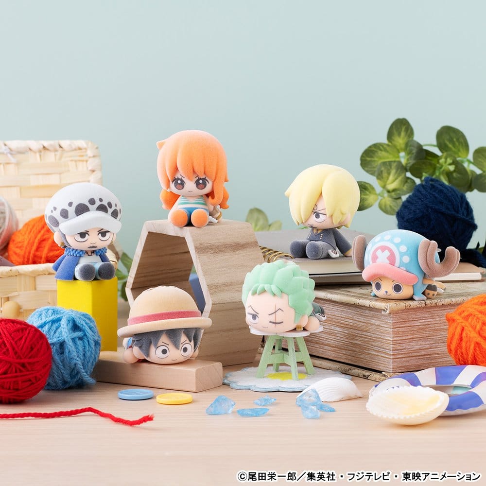 One Piece Nuippo Blind Box Minifiguren 6 cm Display (6)