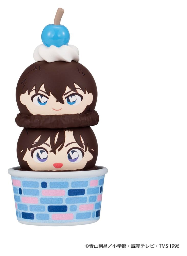 Detective Conan Tsumichen Stack up & Change Minifiguren 8 cm Blind Box Sortiment (6) (with gift)