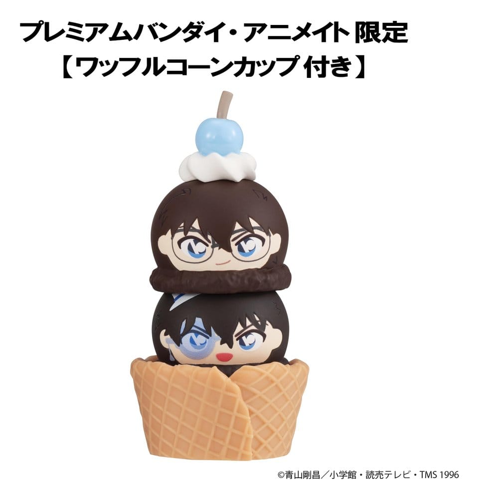 Detective Conan Tsumichen Stack up & Change Minifiguren 8 cm Blind Box Sortiment (6) (with gift)
