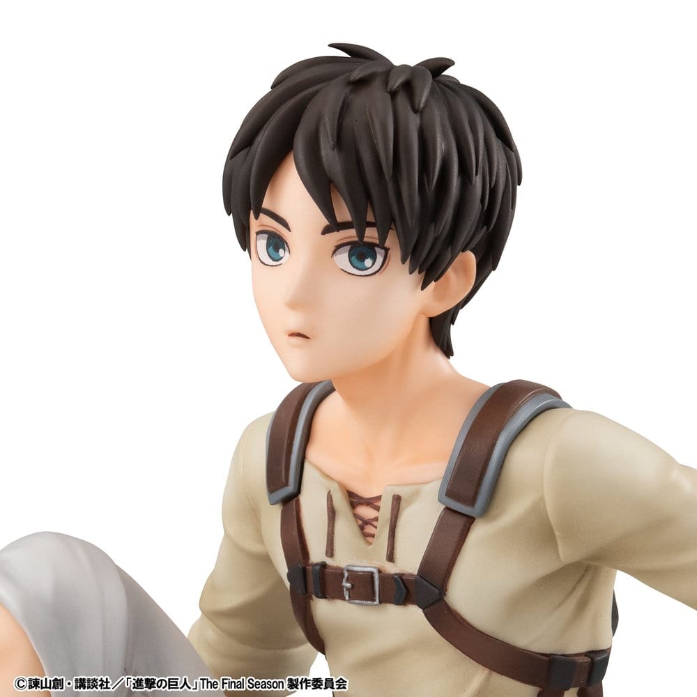 Attack on Titan G.E.M. Series PVC Figur Eren Yeager Palm Size 10 cm