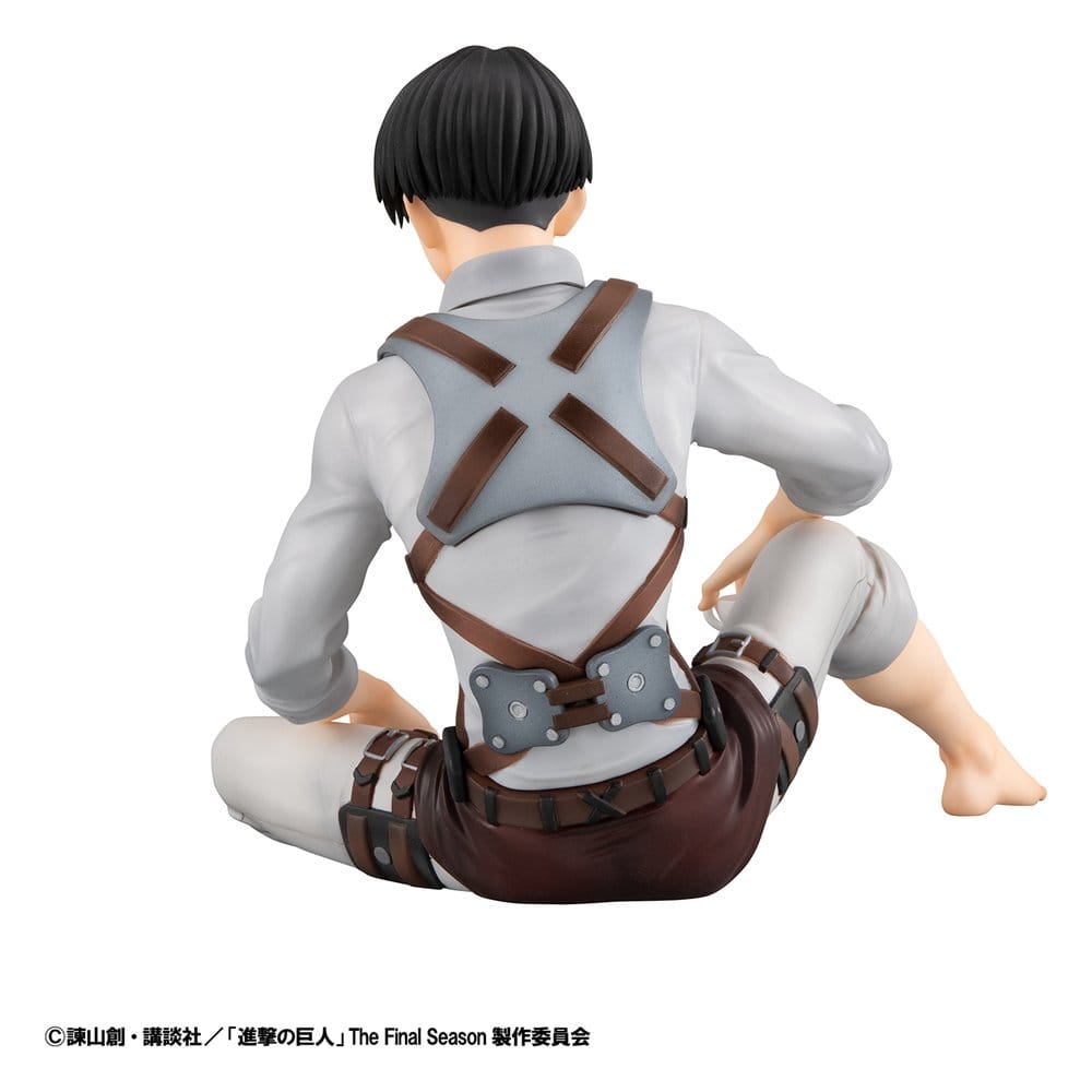 Attack on Titan G.E.M. Series PVC Figuren 2er-Pack Eren Yeager & Squad Captain Levi Palm Size