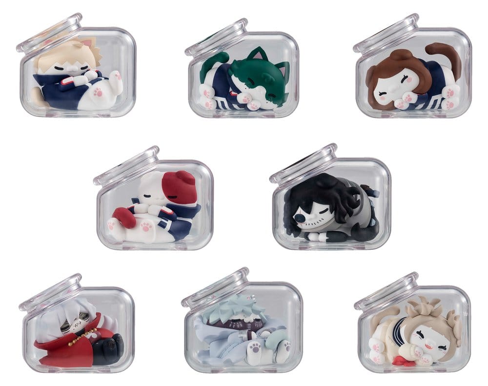 My Hero Academia Mega Cat Project Minifiguren Good Night Heroaca Cats 6 cm Blind Box Display (8)