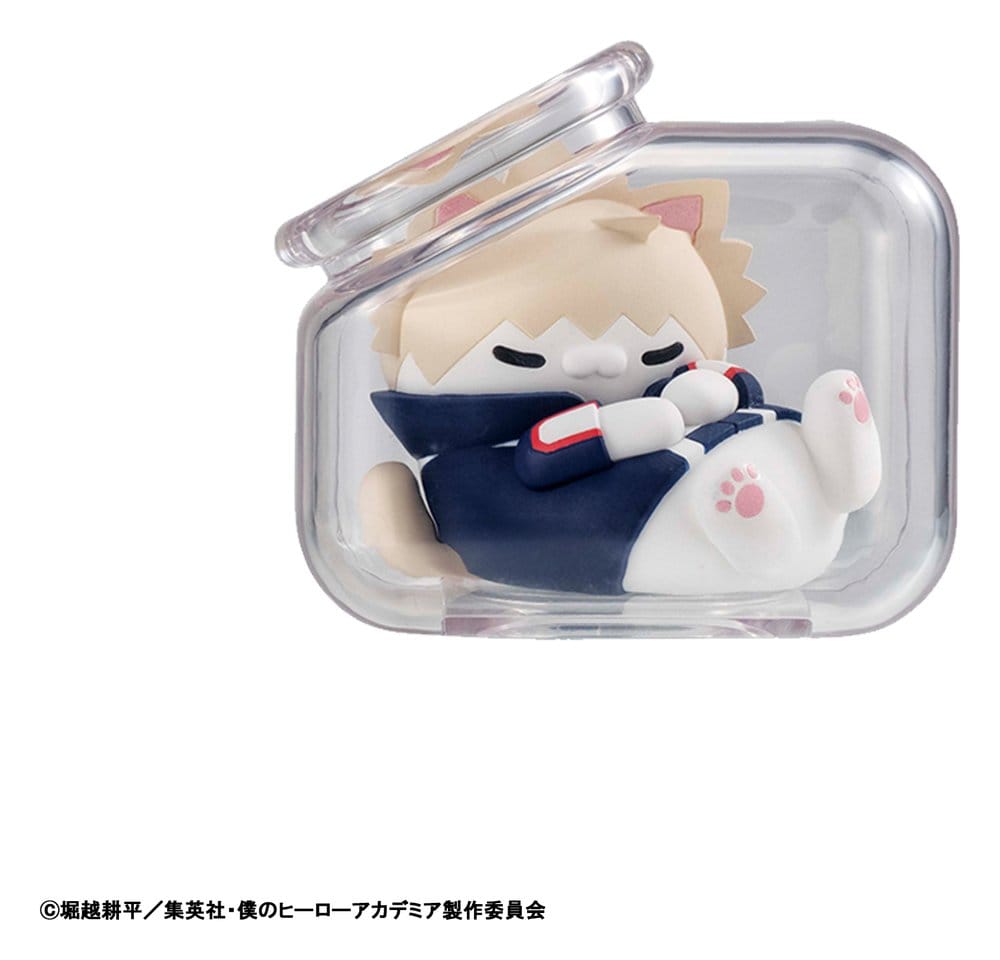 My Hero Academia Mega Cat Project Minifiguren Good Night Heroaca Cats 6 cm Blind Box Display (8)