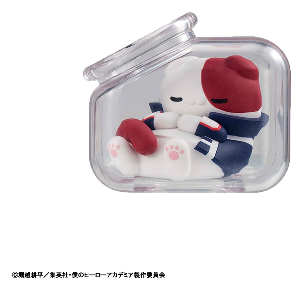 My Hero Academia Mega Cat Project Minifiguren Good Night Heroaca Cats 6 cm Blind Box Display (8)