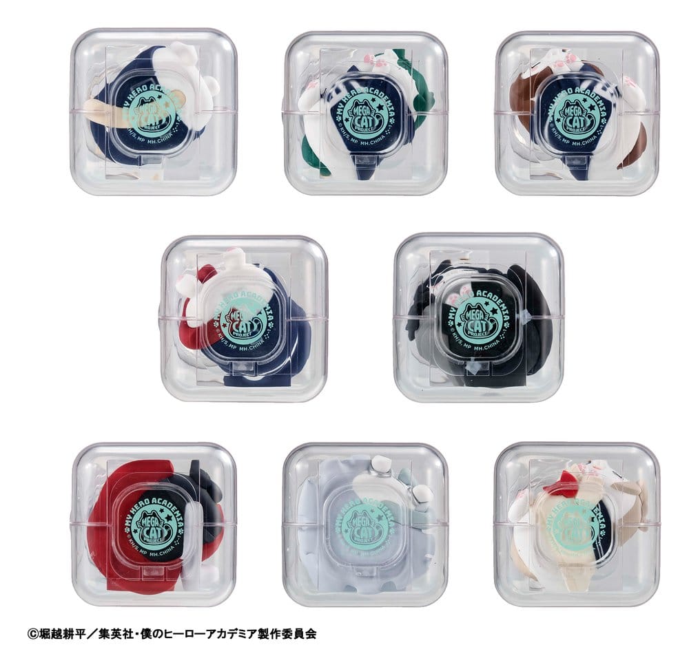 My Hero Academia Mega Cat Project Minifiguren Good Night Heroaca Cats 6 cm Blind Box Display (8)
