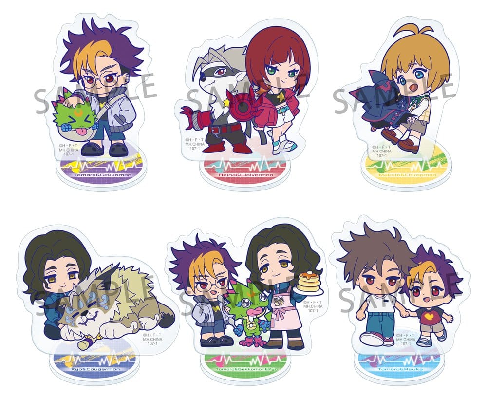 Digimon Buddycolle Acrylaufsteller Beatbreak 6 cm Blind Box Display (6)