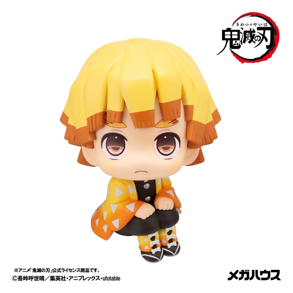 Demon Slayer: Kimetsu no Yaiba Look Up PVC Figuren 2er-Pack Zenitsu Agatsuma Grumpy Ver. & Kaigaku 11 cm (with gift)