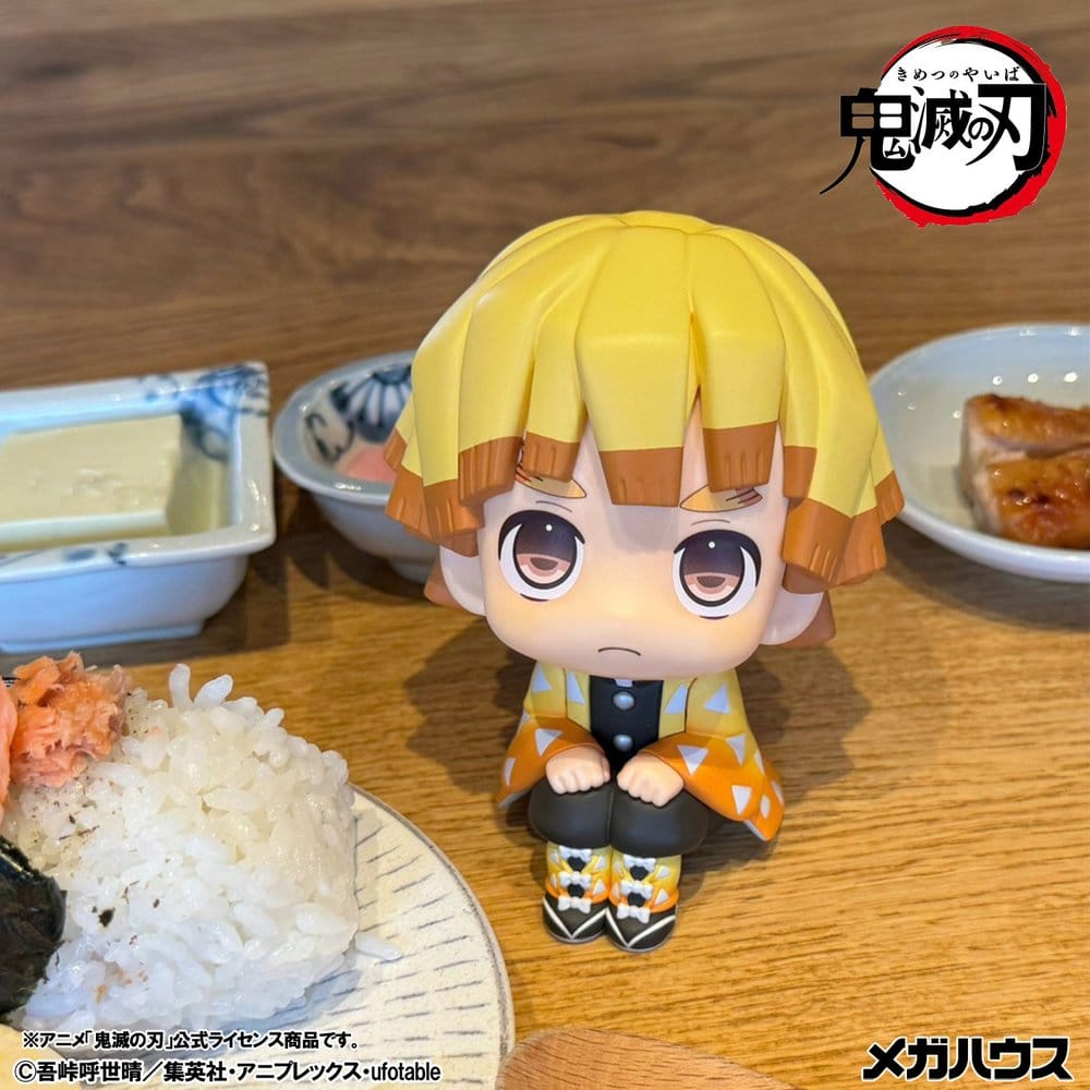 Demon Slayer: Kimetsu no Yaiba Look Up PVC Figuren 2er-Pack Zenitsu Agatsuma Grumpy Ver. & Kaigaku 11 cm (with gift)