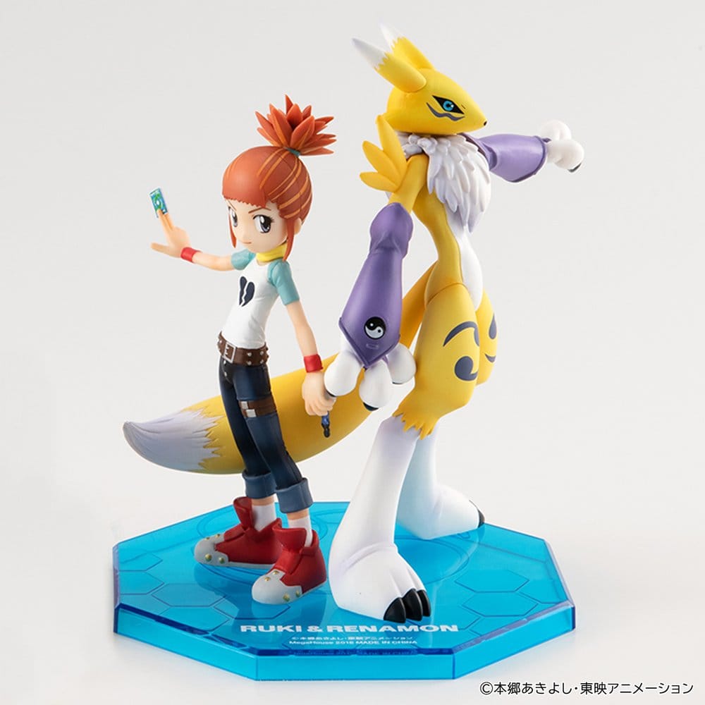 Digimon Tamers G.E.M. Series PVC Figur Renamon & Ruki Makino 13 cm (Repeat)