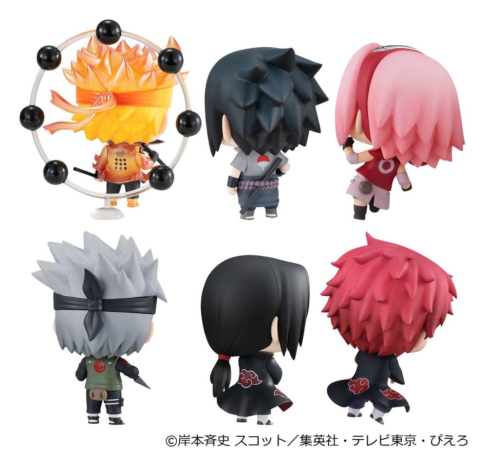 Naruto Shippuden ChimiMega Series Minifiguren Mascot Collection 1 6 cm Blind Box Display (6)