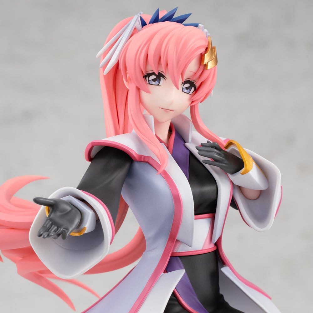 Gundam GGG (Gundam Girls Generation) Series PVC Figur Mobile Suit Gundam SEED FREEDOM Lacus Clyne Battle Surcoat Ver. 22 cm