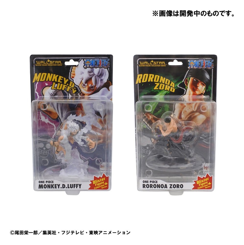 One Piece Wallstar PVC Figuren 2er-Pack Monkey D. Ruffy Gear Fifth & Roronoa Zoro (with gift) 10 cm