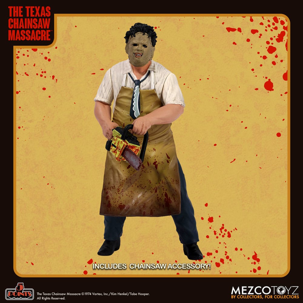Blutgericht in Texas (1974) 5 Points Actionfigur Leatherface 10 cm