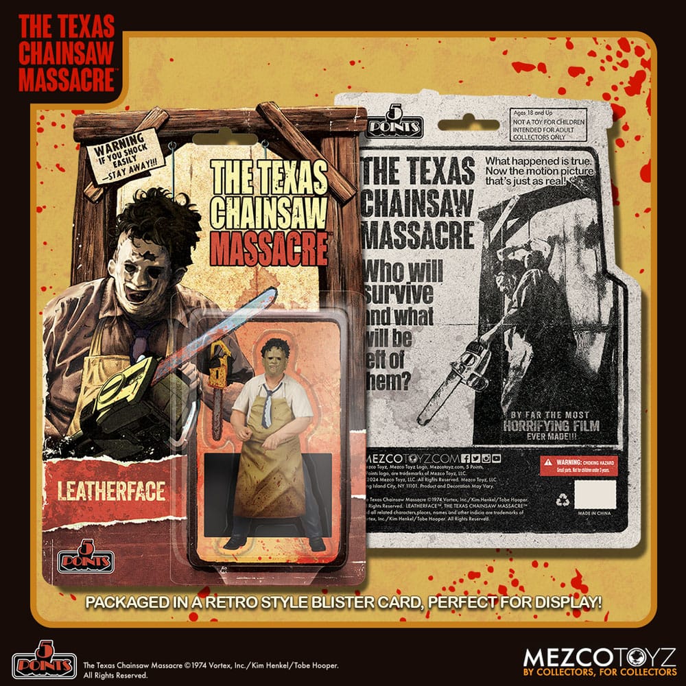 Blutgericht in Texas (1974) 5 Points Actionfigur Leatherface 10 cm