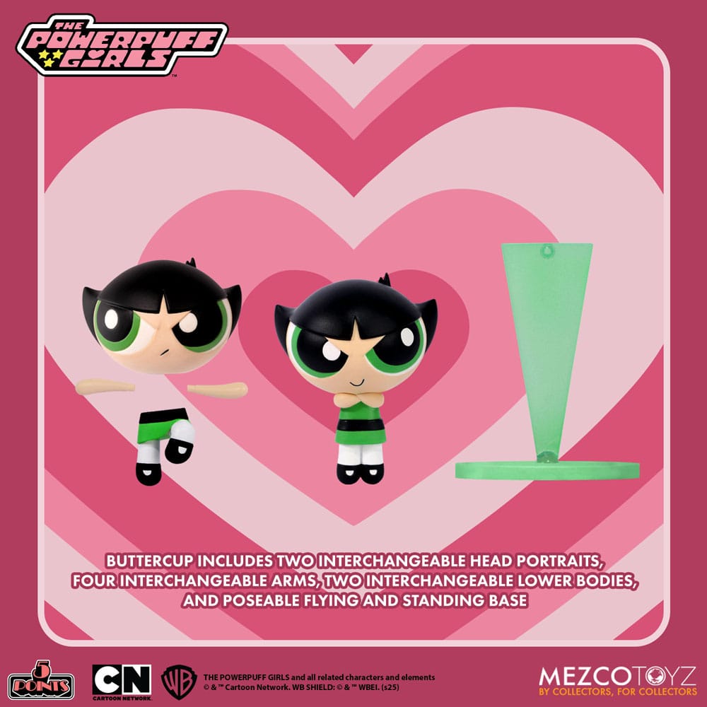 The Powerpuff Girls 5 Points Actionfiguren 10 cm Sortiment (16)