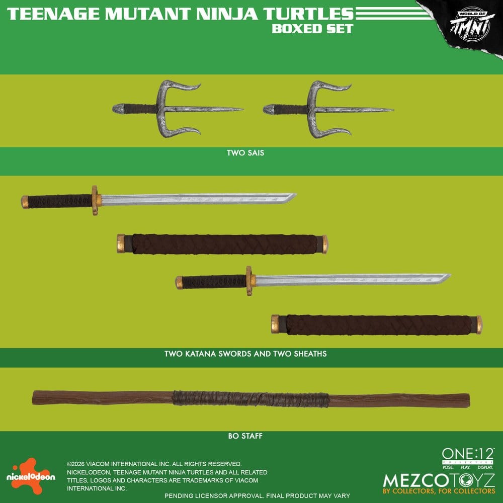 Teenage Mutant Ninja Turtles One:12 Collective Actionfiguren 1/12 Boxed Set 17 cm