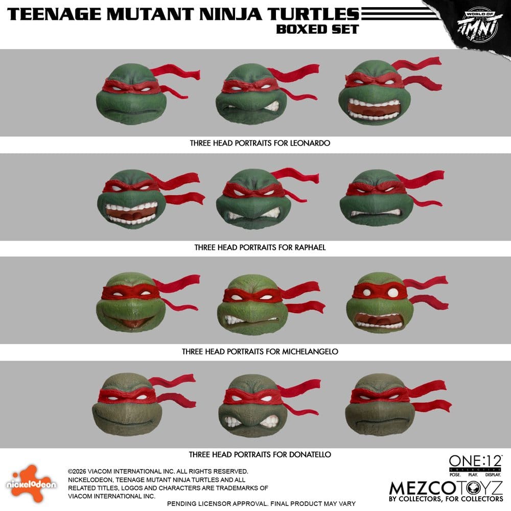 Teenage Mutant Ninja Turtles One:12 Collective Actionfiguren 1/12 Boxed Set 17 cm