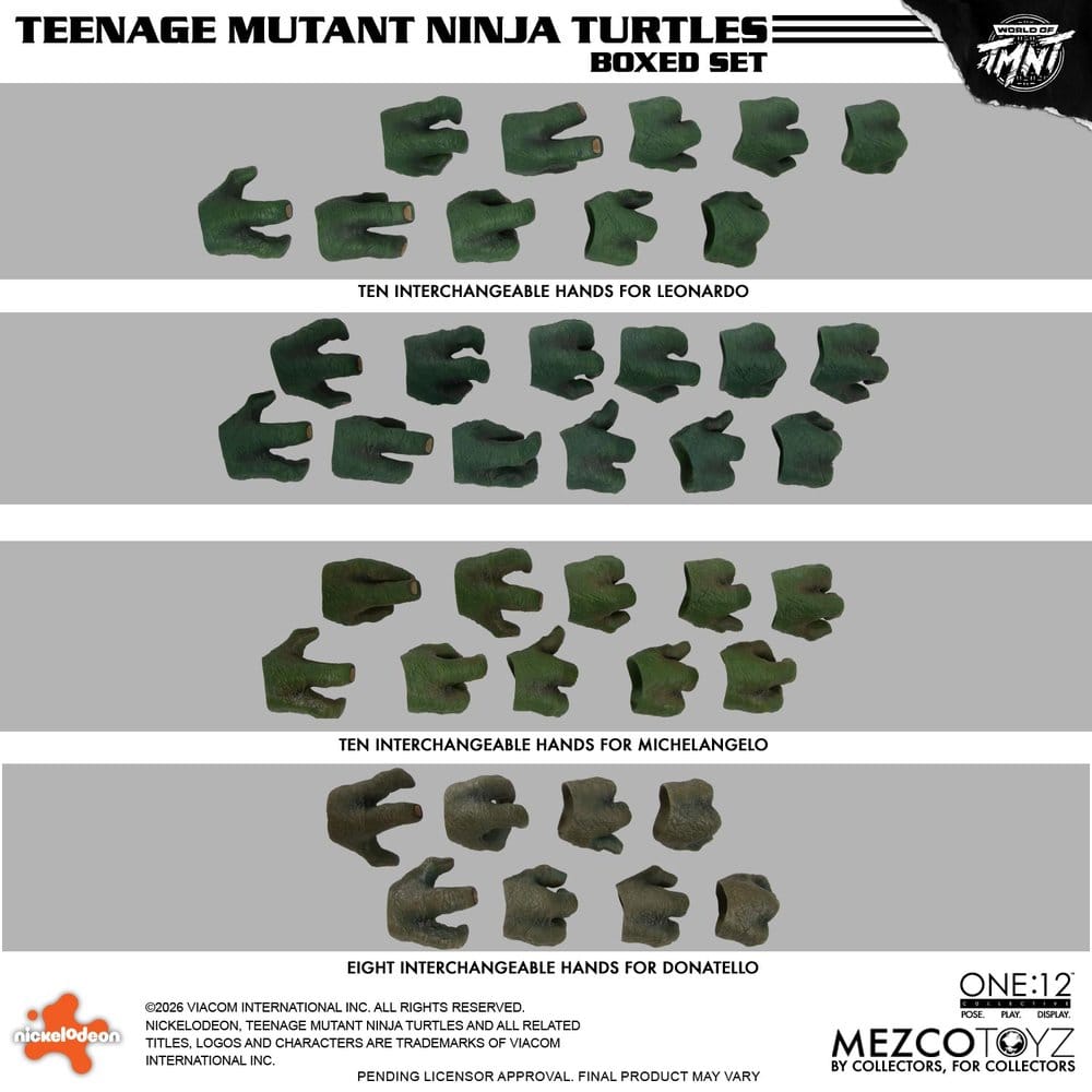 Teenage Mutant Ninja Turtles One:12 Collective Actionfiguren 1/12 Boxed Set 17 cm