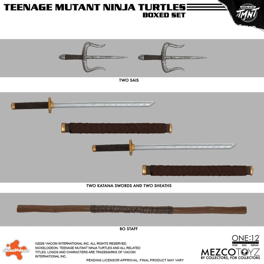Teenage Mutant Ninja Turtles One:12 Collective Actionfiguren 1/12 Boxed Set 17 cm