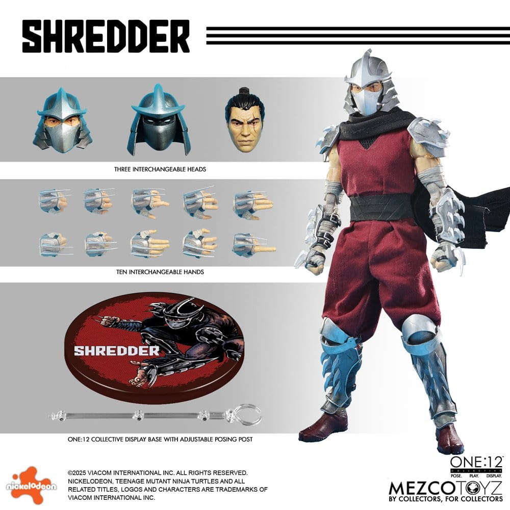 Teenage Mutant Ninja Turtles Actionfigur 1/12 Shredder 17 cm