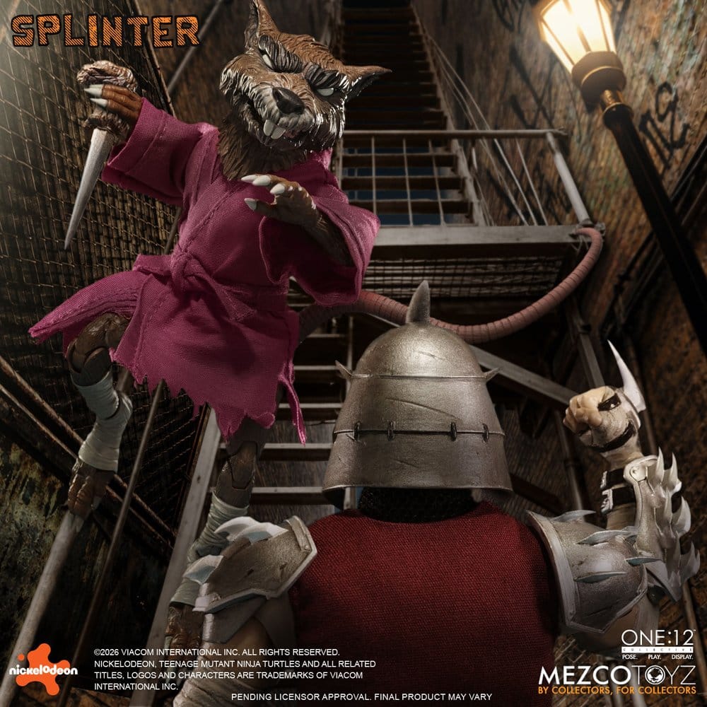 Teenage Mutant Ninja Turtles One:12 Collective Actionfigur 1/12 Splinter 17 cm