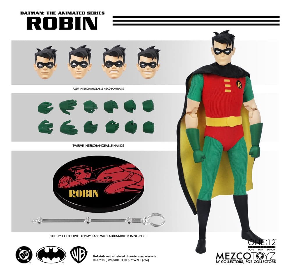 Batman: Die Zeichentrickserie One:12 Collective Actionfigur 1/12 Robin 17 cm