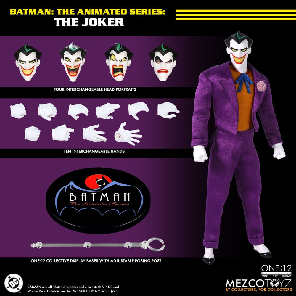 Batman: The Animated Series Actionfigur 1/12 The Joker 17 cm