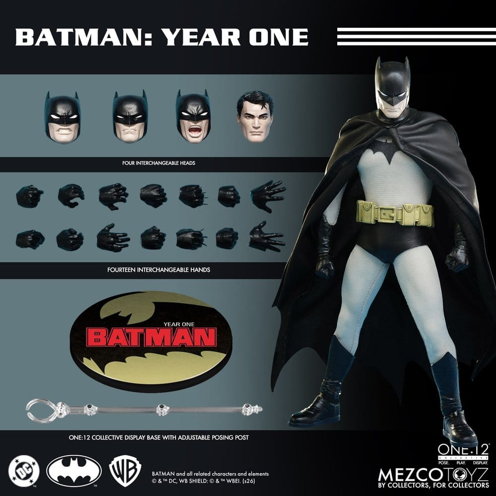 DC Comics Actionfigur 1/12 Batman: Year One 17 cm