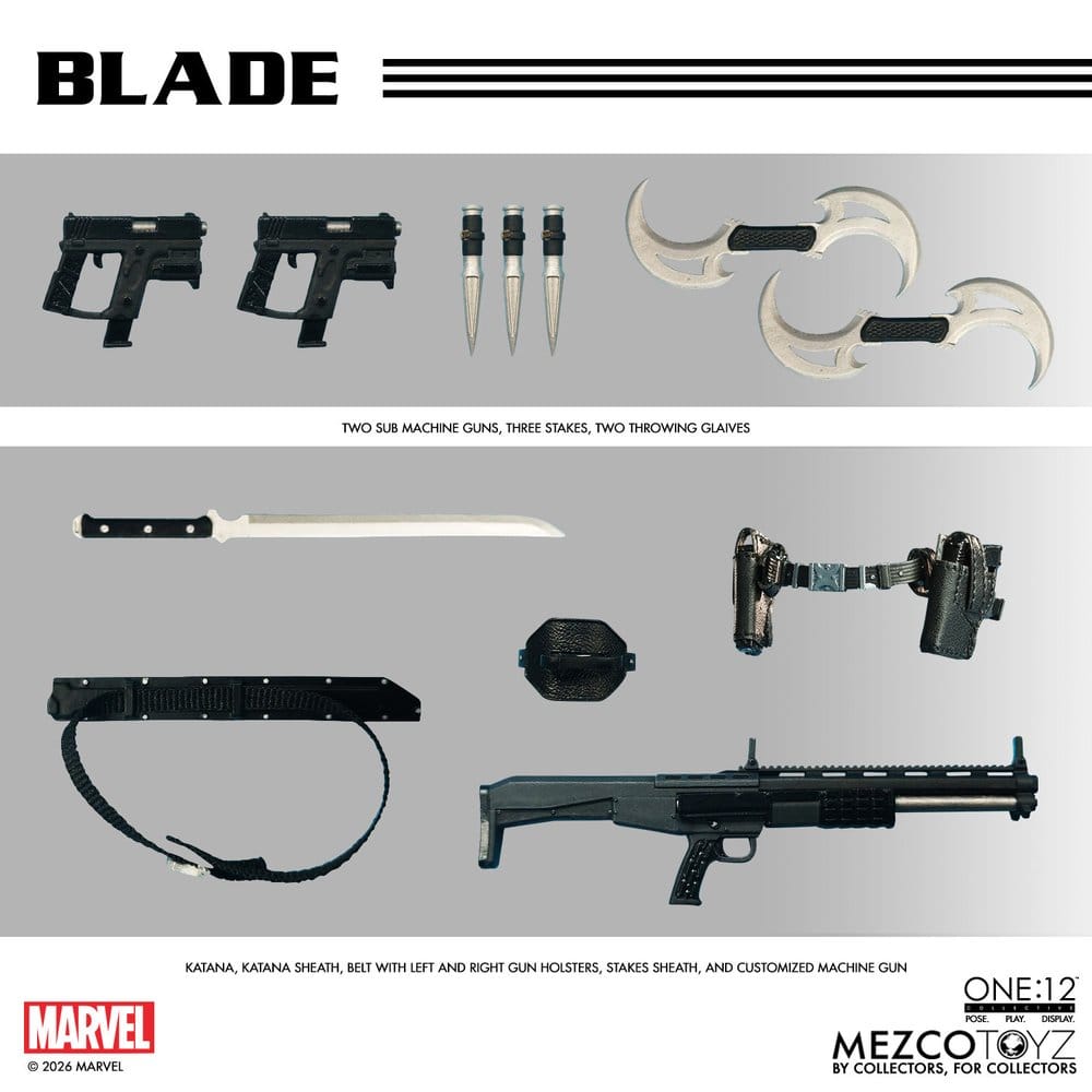Marvel Comics One:12 Collective Actionfigur 1/12 Blade 17 cm