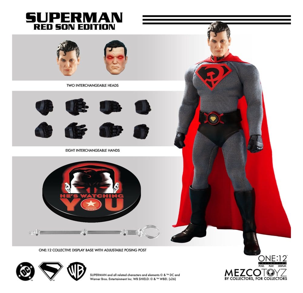 DC Comics One:12 Collective Actionfigur 1/12 Superman: Red Son 17 cm