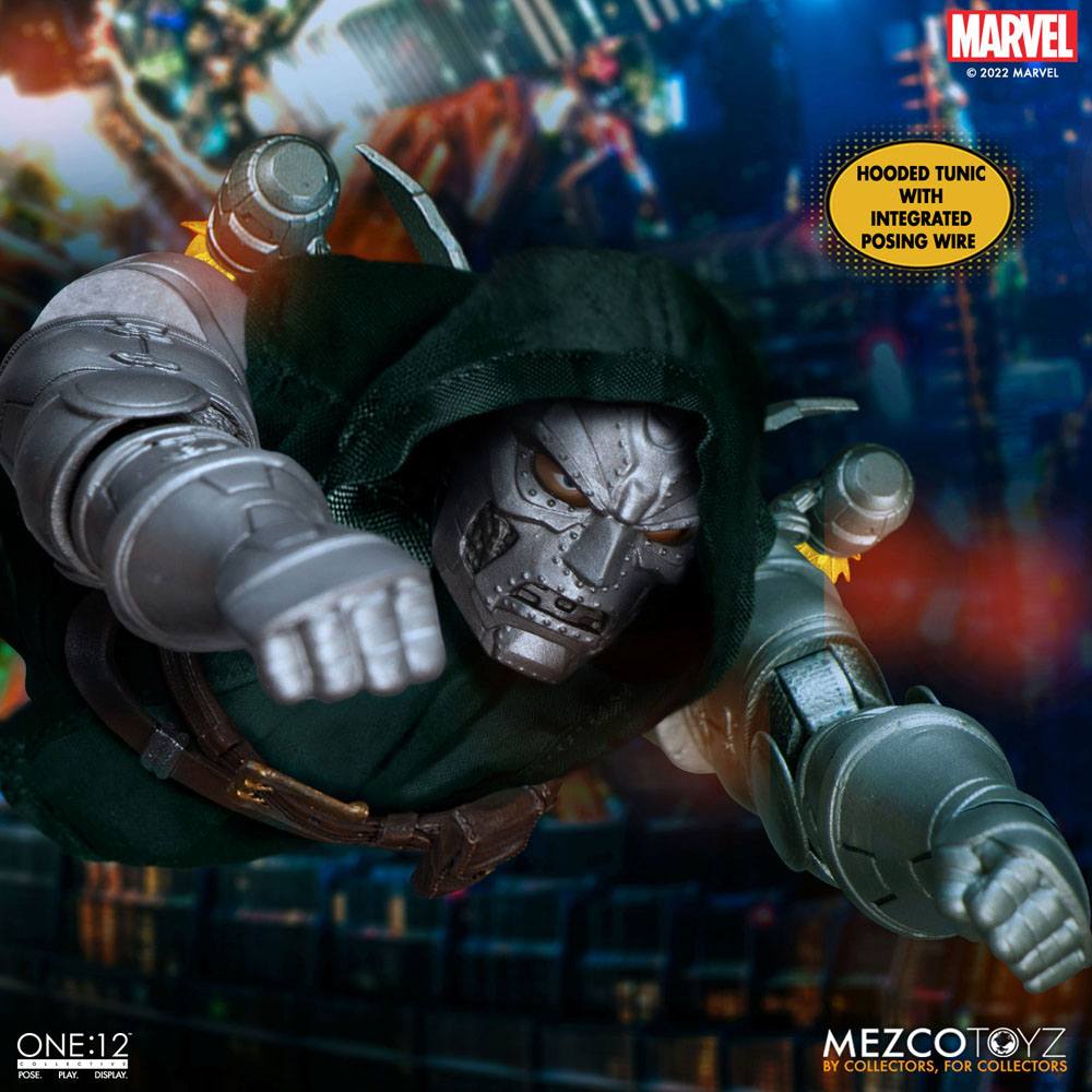 Marvel Actionfigur 1/12 Doctor Doom 17 cm
