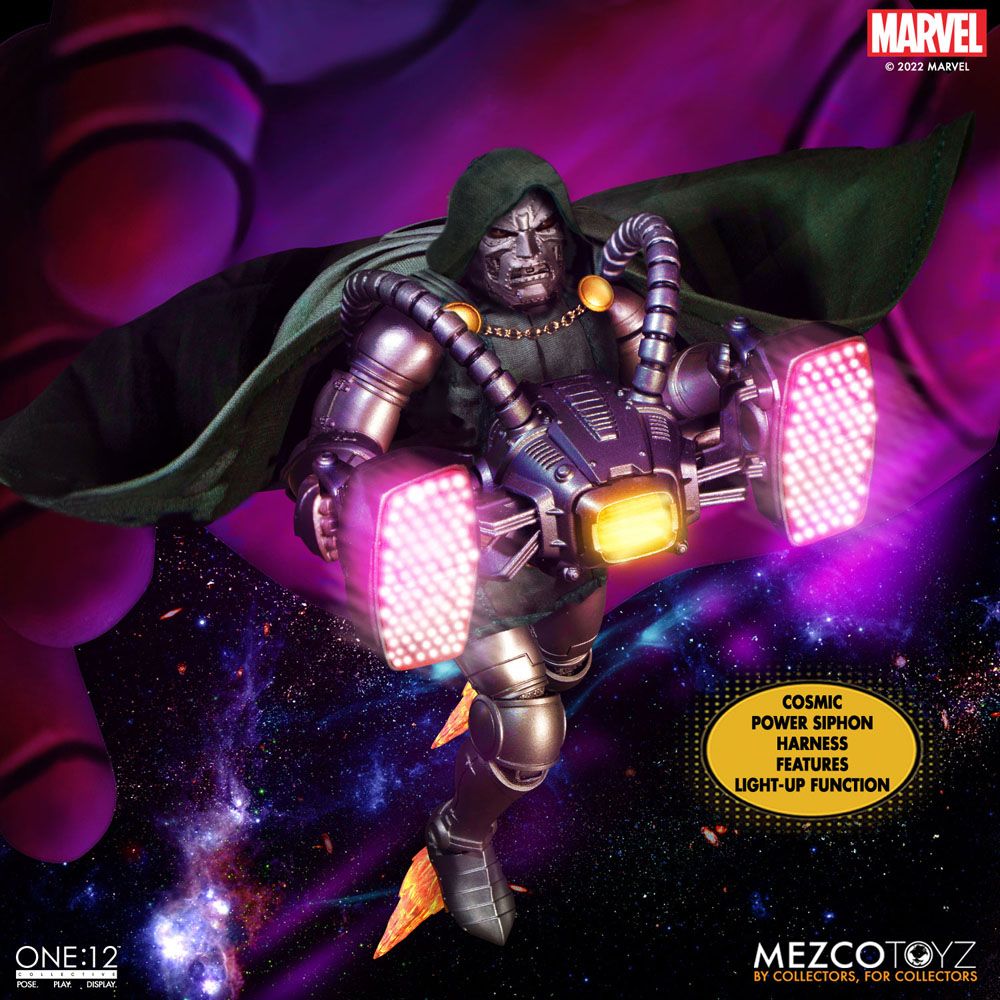 Marvel Actionfigur 1/12 Doctor Doom 17 cm