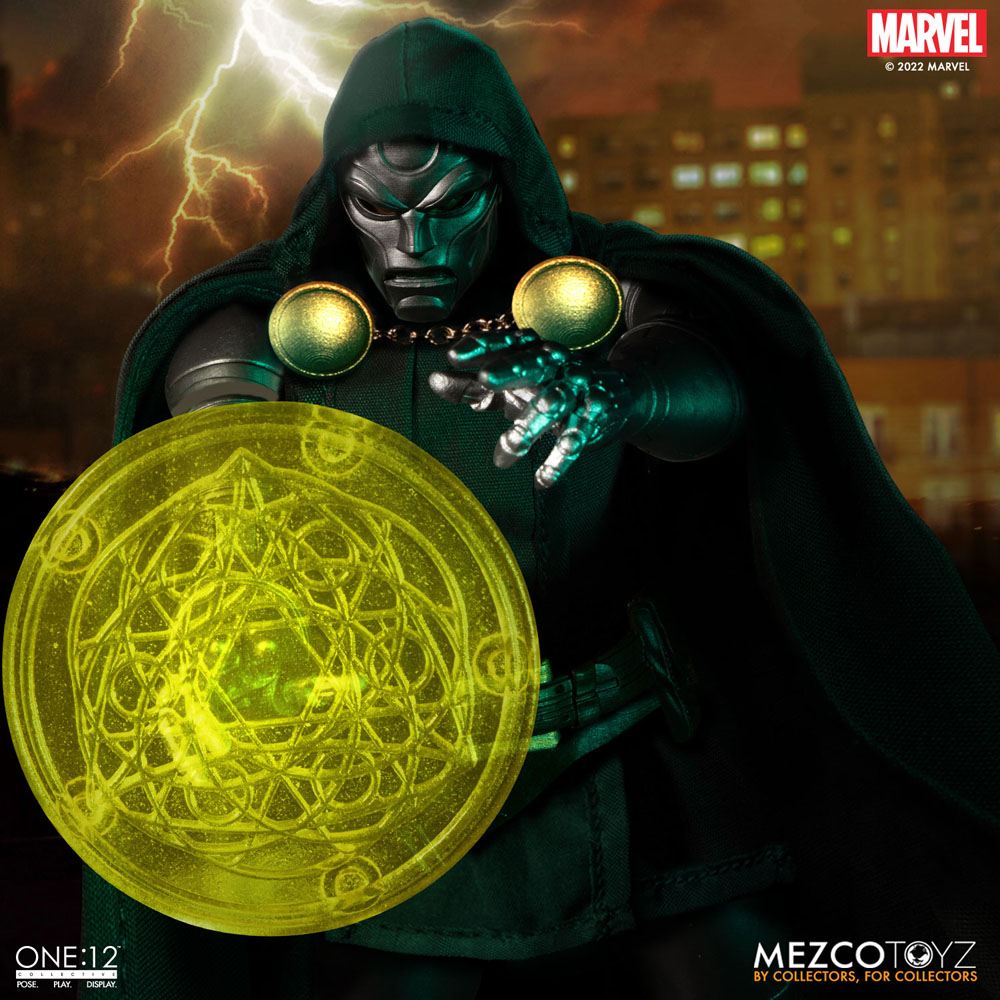 Marvel Actionfigur 1/12 Doctor Doom 17 cm