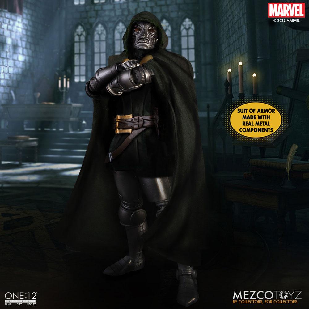 Marvel Actionfigur 1/12 Doctor Doom 17 cm