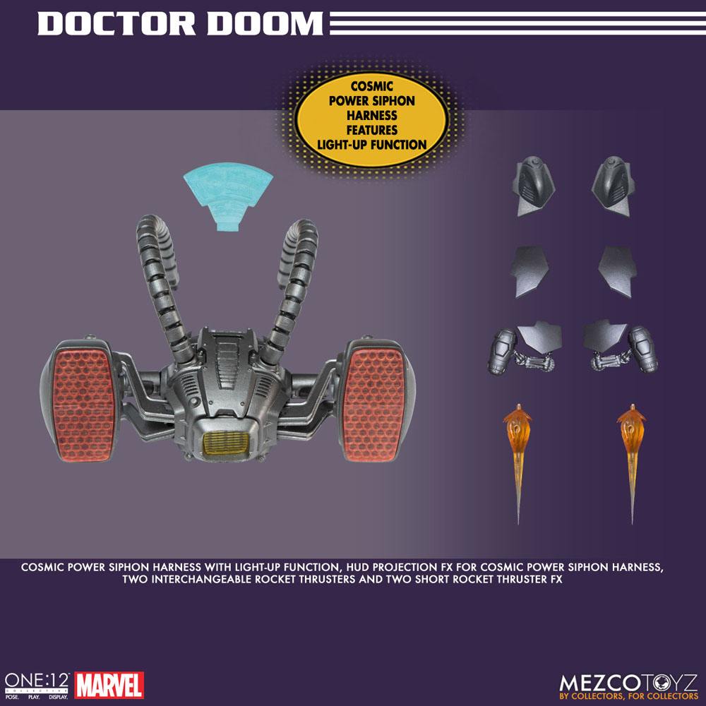 Marvel Actionfigur 1/12 Doctor Doom 17 cm