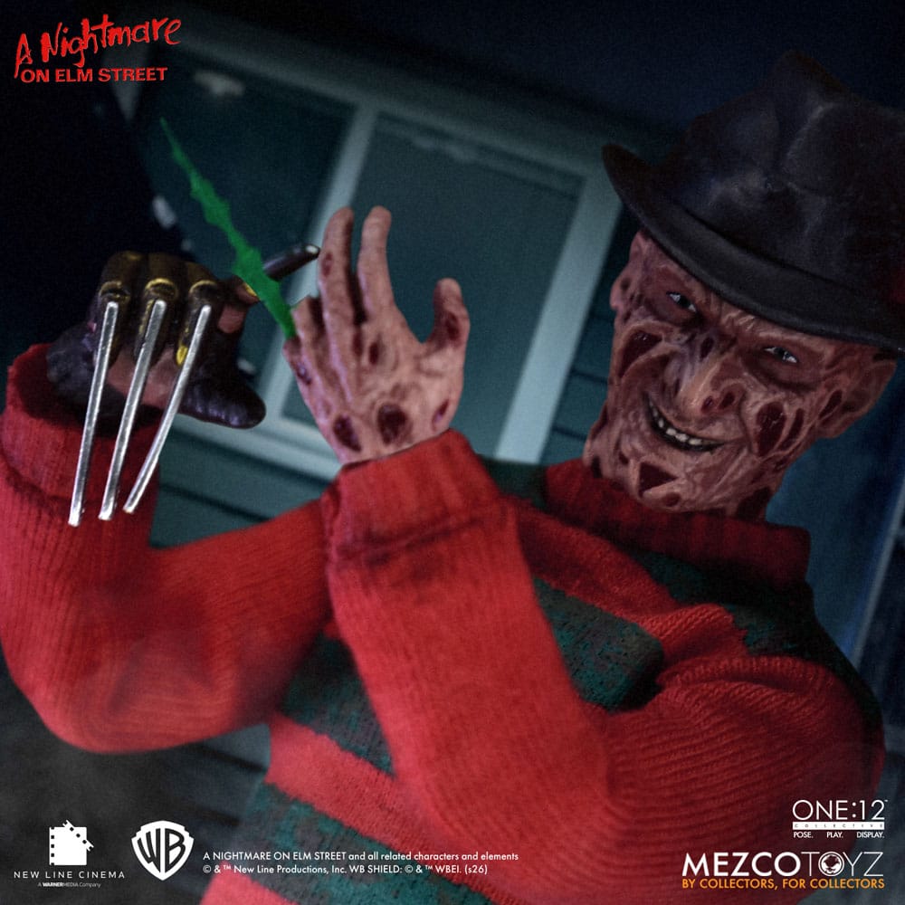 Nightmare On Elm Street Actionfigur 1/12 Freddy Krueger 17 cm