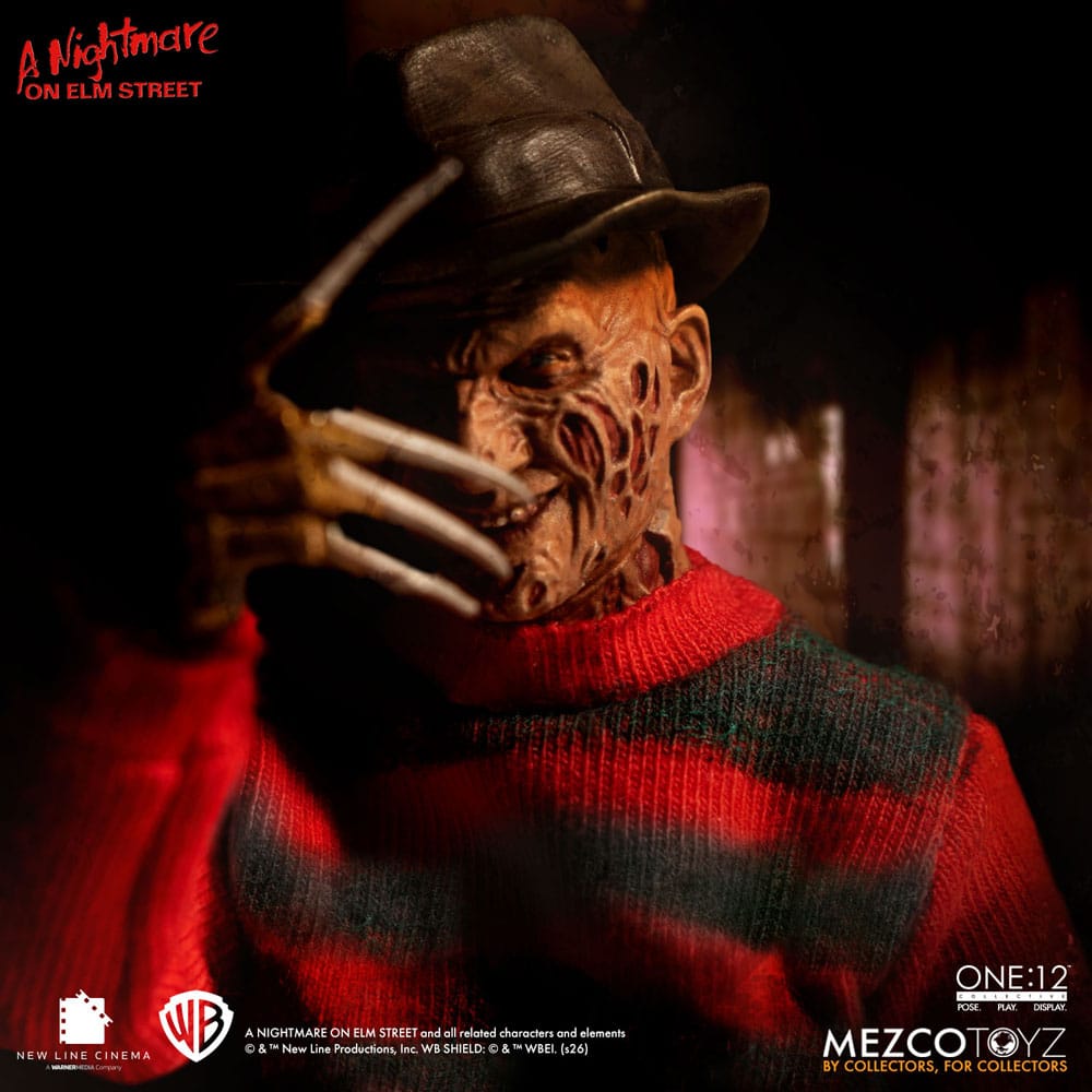 Nightmare On Elm Street Actionfigur 1/12 Freddy Krueger 17 cm
