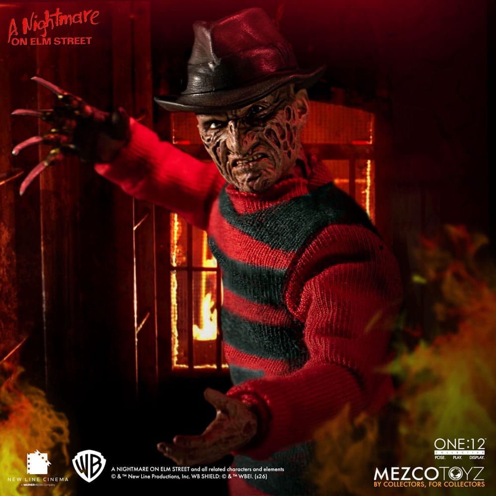 Nightmare On Elm Street Actionfigur 1/12 Freddy Krueger 17 cm