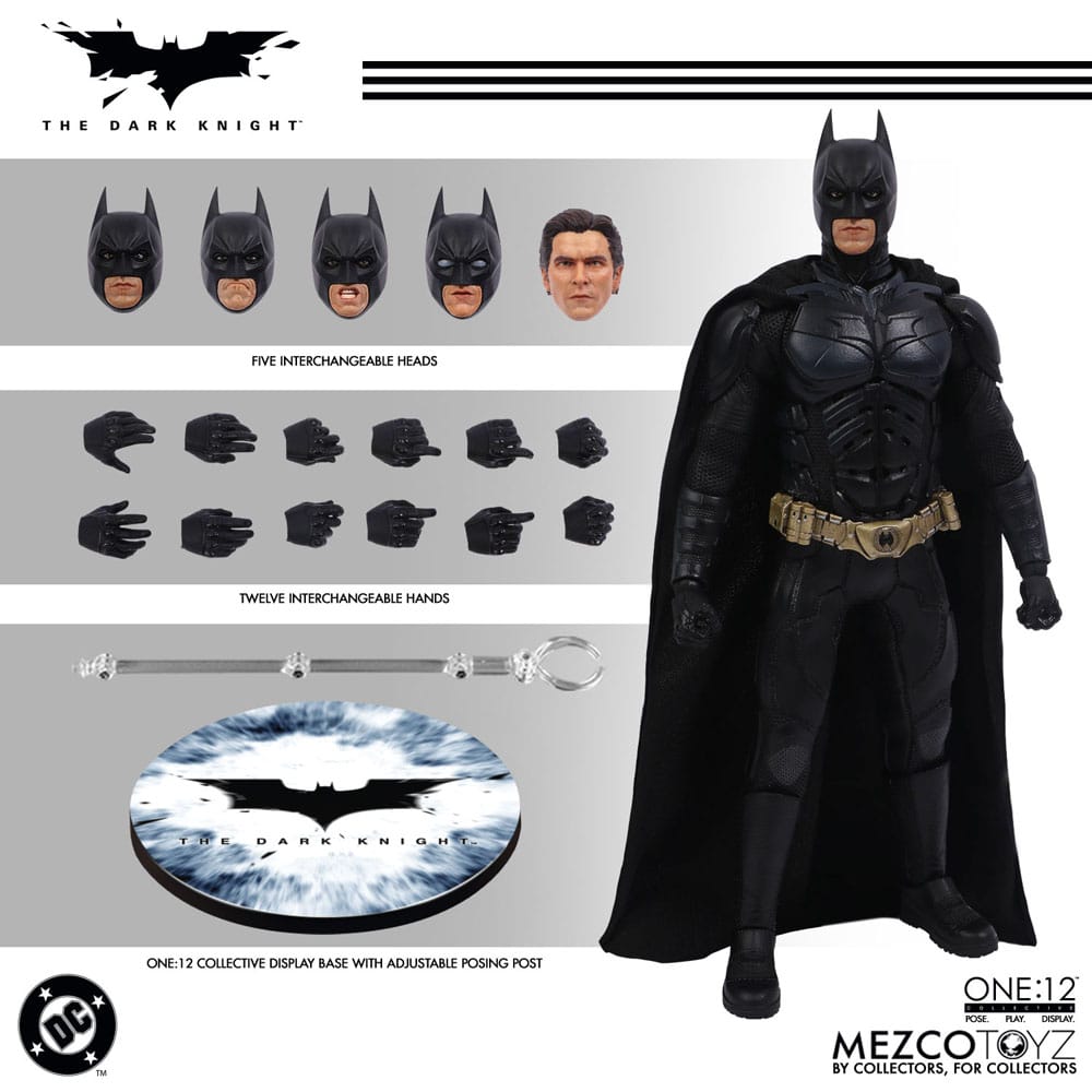 The Dark Knight Actionfigur 1/12 Batman 17 cm