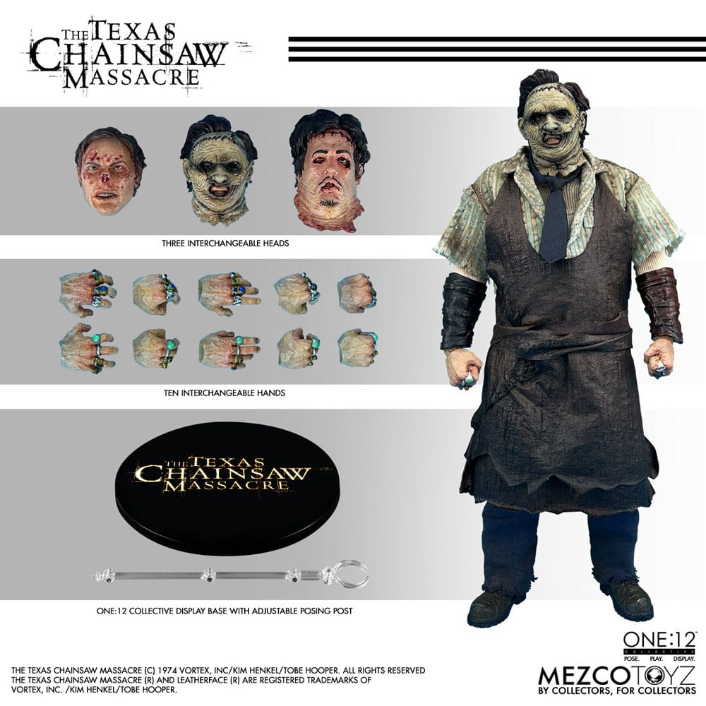 Texas Chainsaw Massacre (2003) Actionfigur 1/12 Leatherface 17 cm
