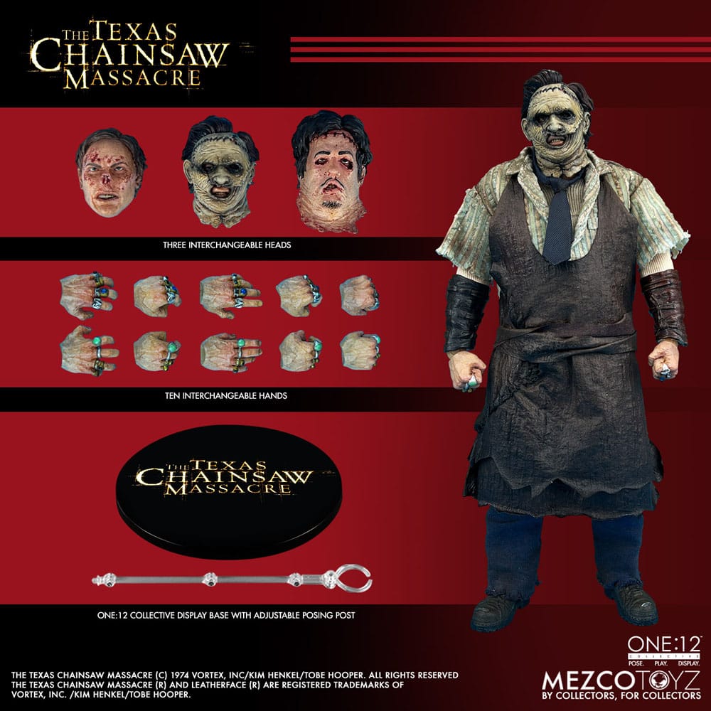 Texas Chainsaw Massacre (2003) Actionfigur 1/12 Leatherface 17 cm