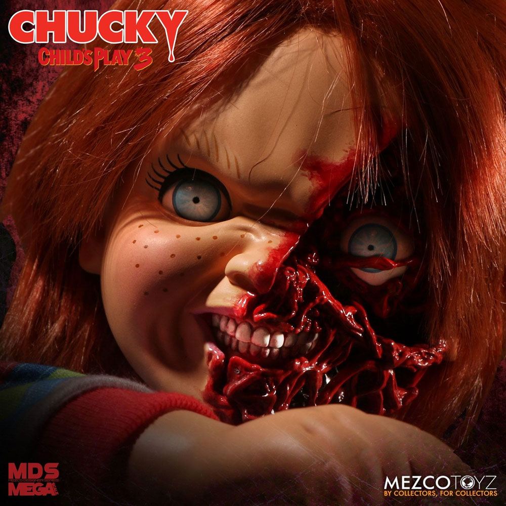 Chucky Die Mörderpuppe 3 Designer Series Sprechende Puppe Pizza Face Chucky 38 cm