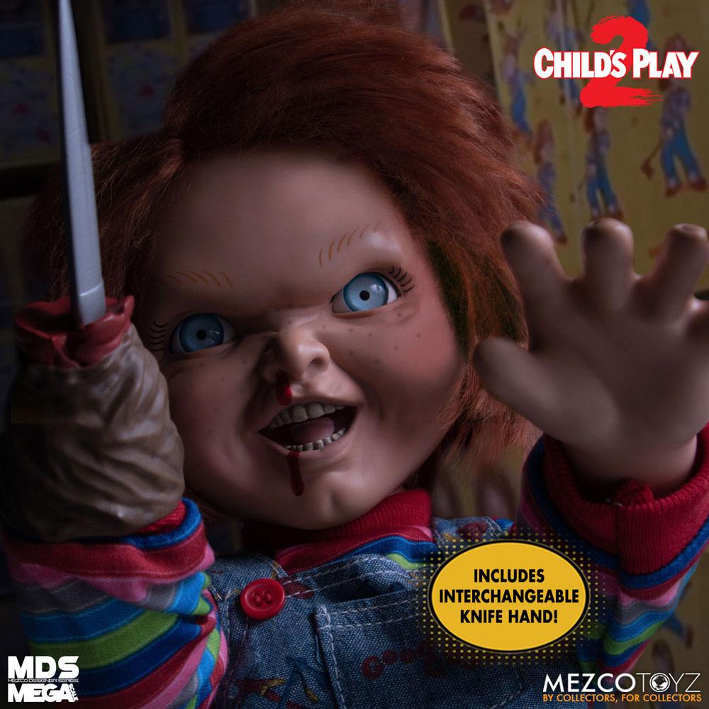 Chucky Die Mörderpuppe 2 Designer Series Sprechende Puppe Menacing Chucky 38 cm